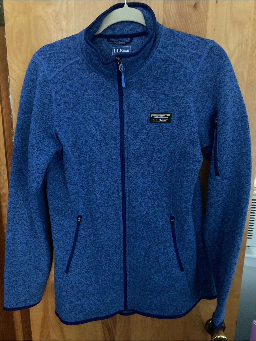 L.L. Bean Blue Full-Zip Sweater Fleece Jacket